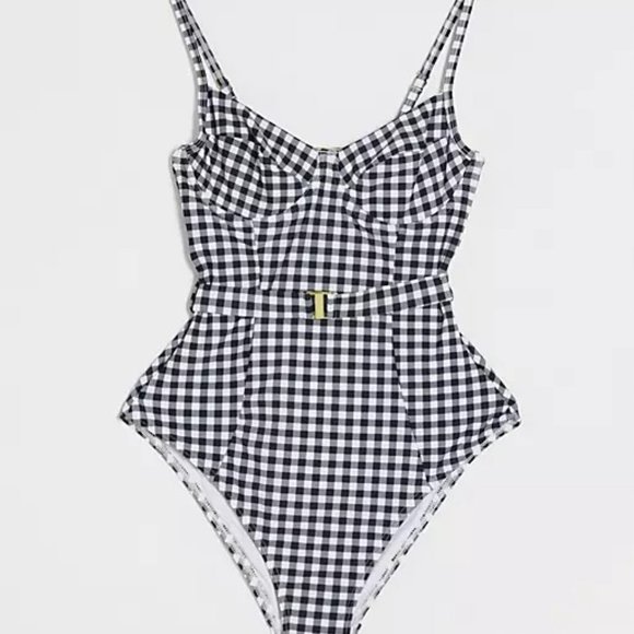 New Look Swimsuit in Gingham 36D - Picture 2 of 6